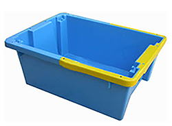 Industrial PP Stackable Parts Bin A7 - Red (360 x 280 x 136mm / Dust-Proof & Water-Resistant / Card Slot)
