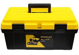 스탠리 Stanley STST73691 17.5인치 중작업용 플라스틱 공구함 (445x241x218mm / 탈부착 내부 트레이 / 안전 잠금 버클)