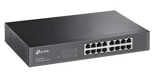 TP-Link TL-SG1016D 16-Port Gigabit 10/100/1000Mbps Desktop / Rackmount Ethernet Switch (Green Technology / Steel Housing)