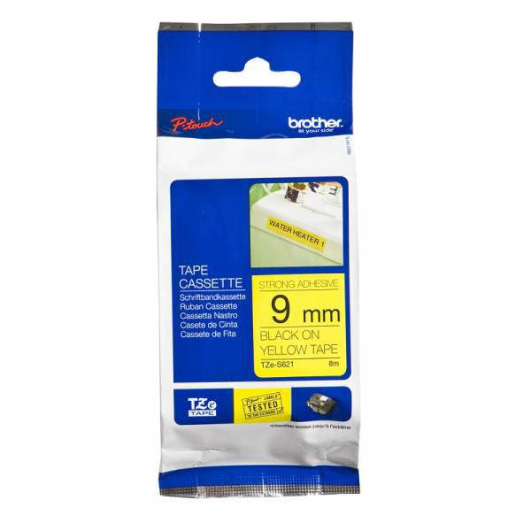 Brother 9mm Label Tape - Yellow