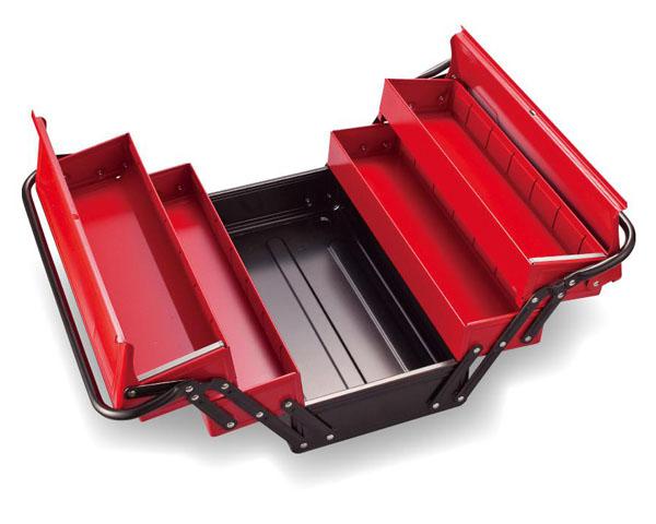 TONE BX430 Heavy-Duty Steel Cantilever Tool Box (456x410x220mm)