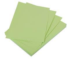 Bìa màu Paper On A4- xanh lá cây