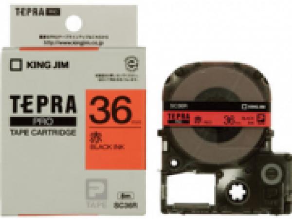 Tepra Pro 标签带 36mm - 红色