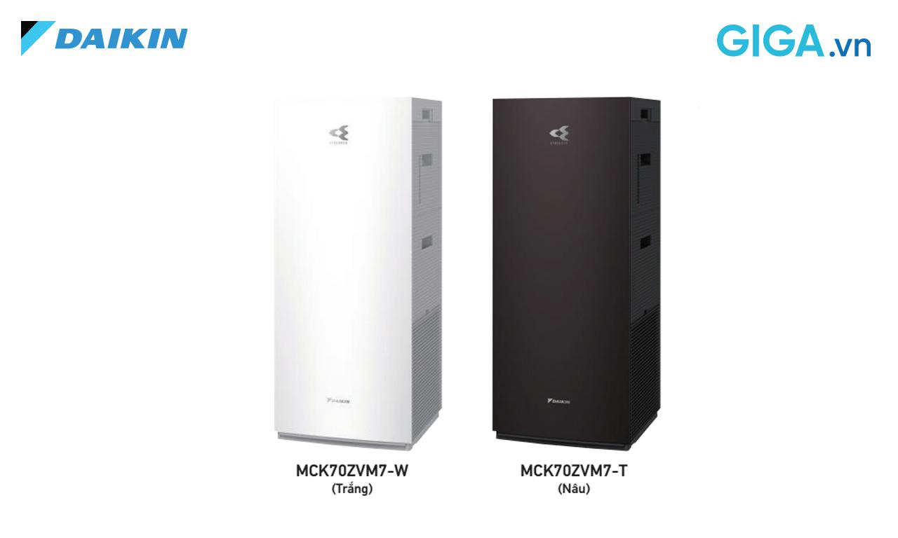 Daikin MCK70ZVM7 Premium Twin Streamer Air Purifier & Humidifier (TAFU HEPA 10-Year Filter / Ion Plasma / 420 m³/h / 700 mL/h Humidification)