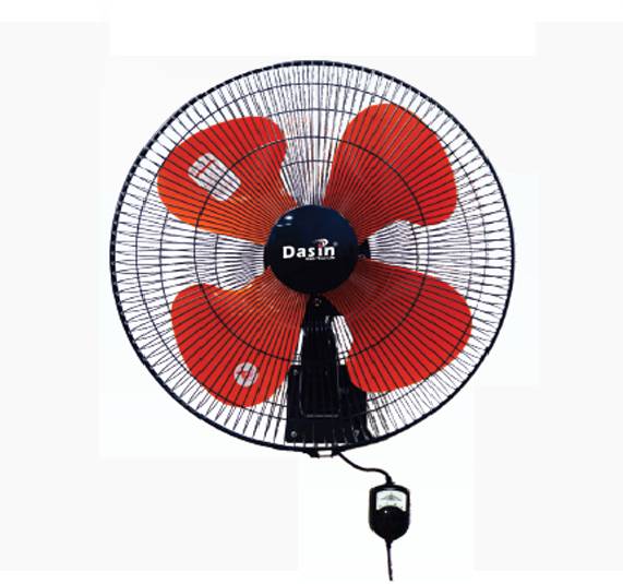 Dasin KWL-1845 126W 18" Heavy-Duty Oscillating Industrial Wall Fan (100% Copper Motor)