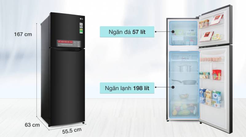 LG Inverter Refrigerator 255 Liters GN-M255BL