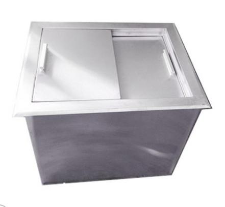 Multi-Functional Sliding Stainless Steel Ice Bin