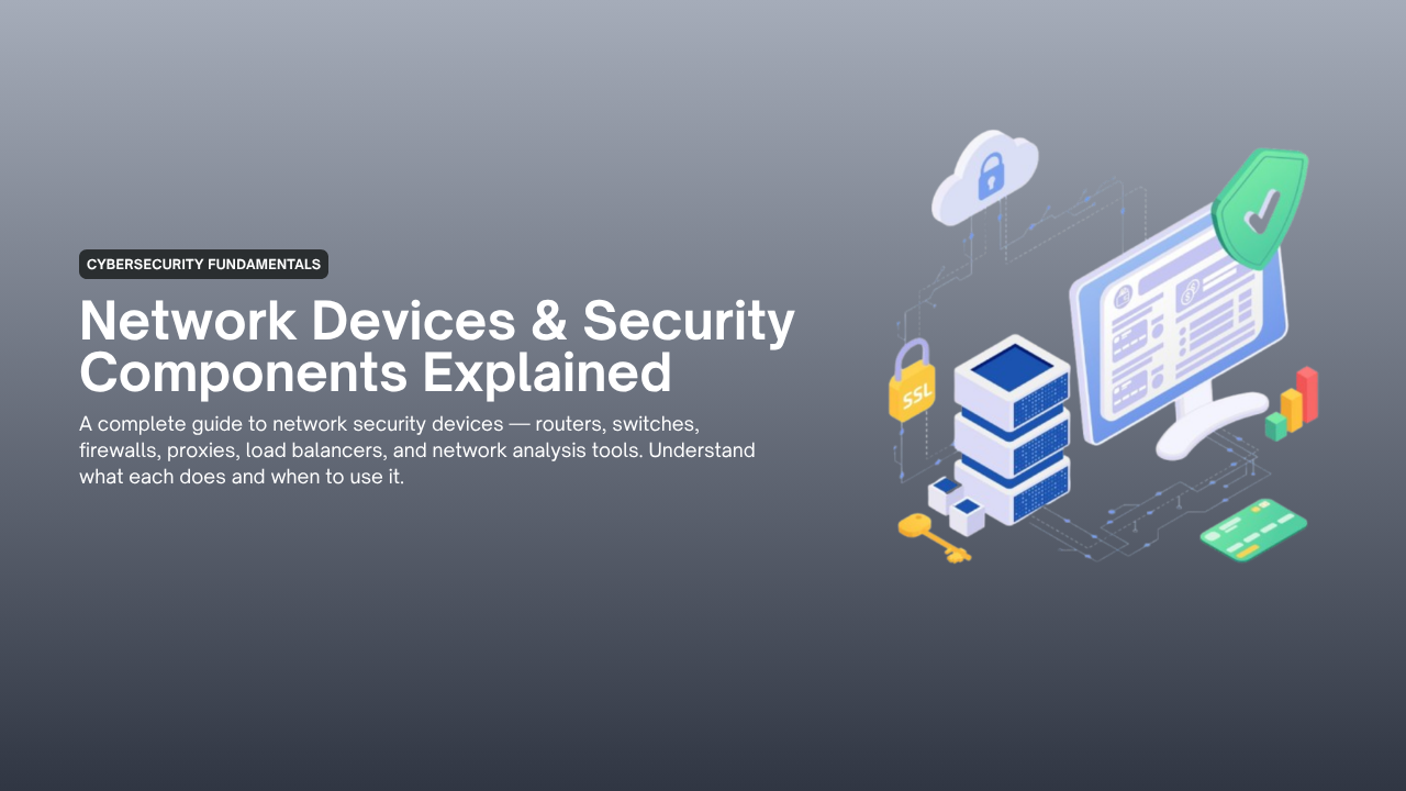 Network Devices & Security Components Explained (2026)