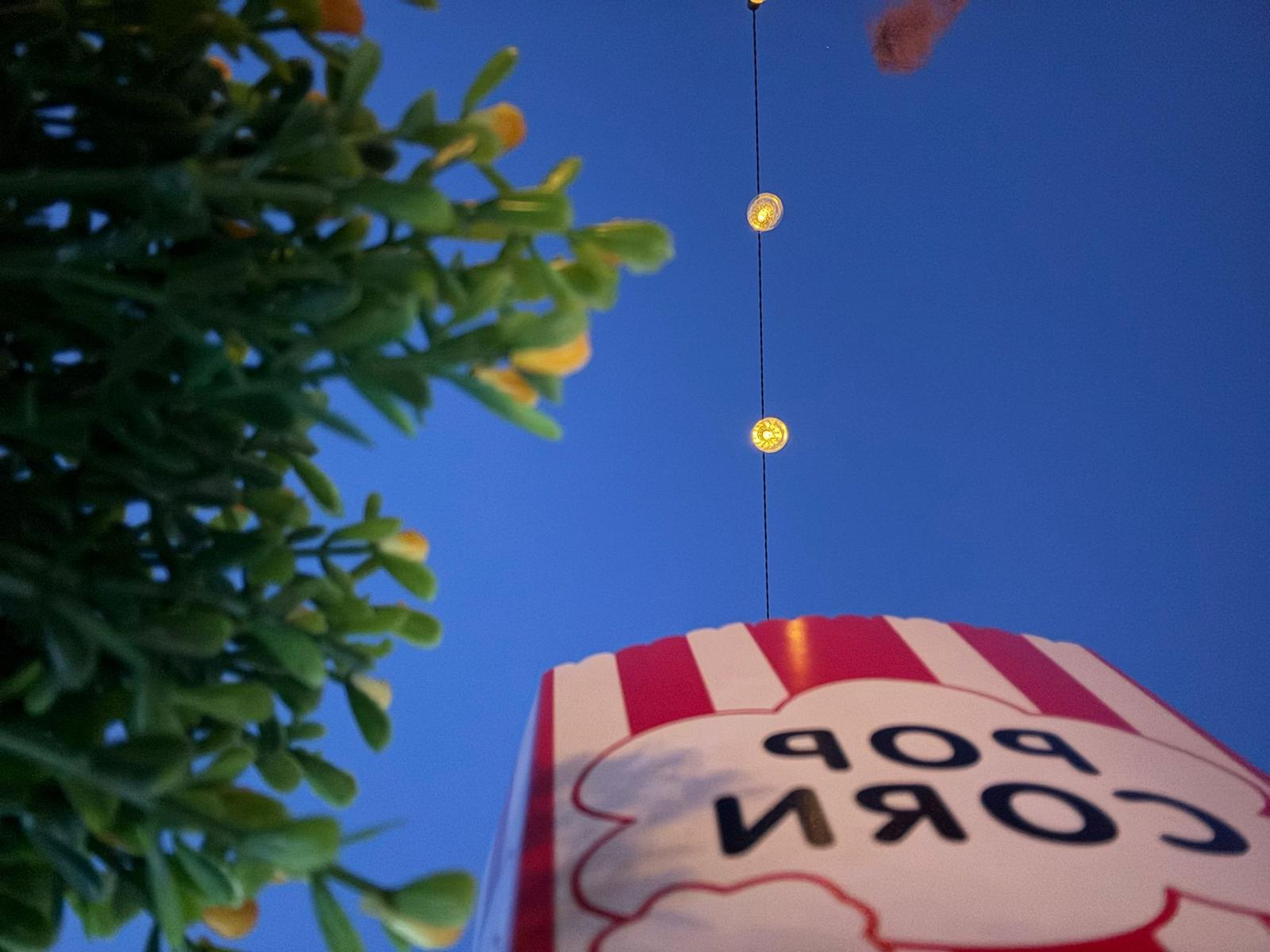 Masina de popcorn in locatie