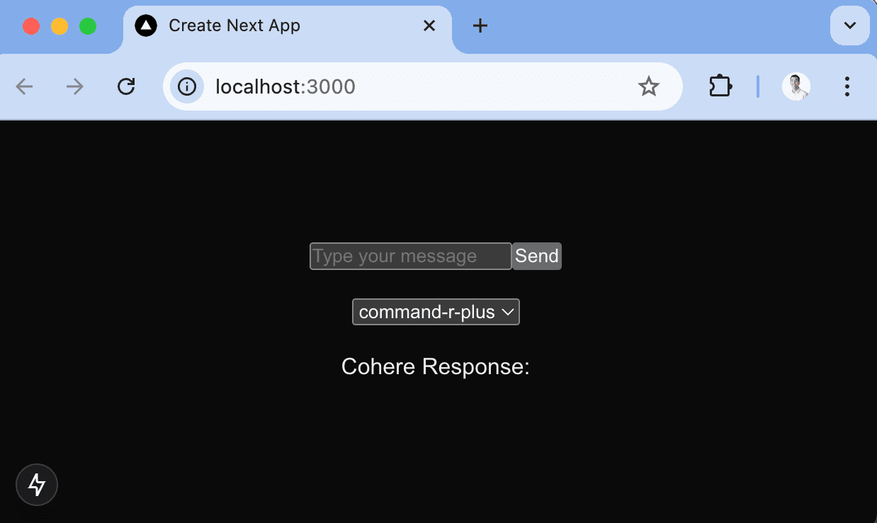 App in action