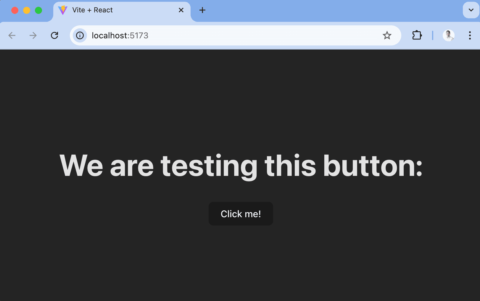 React app