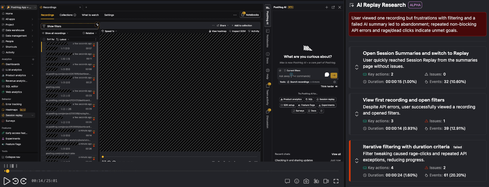 Single session summary
