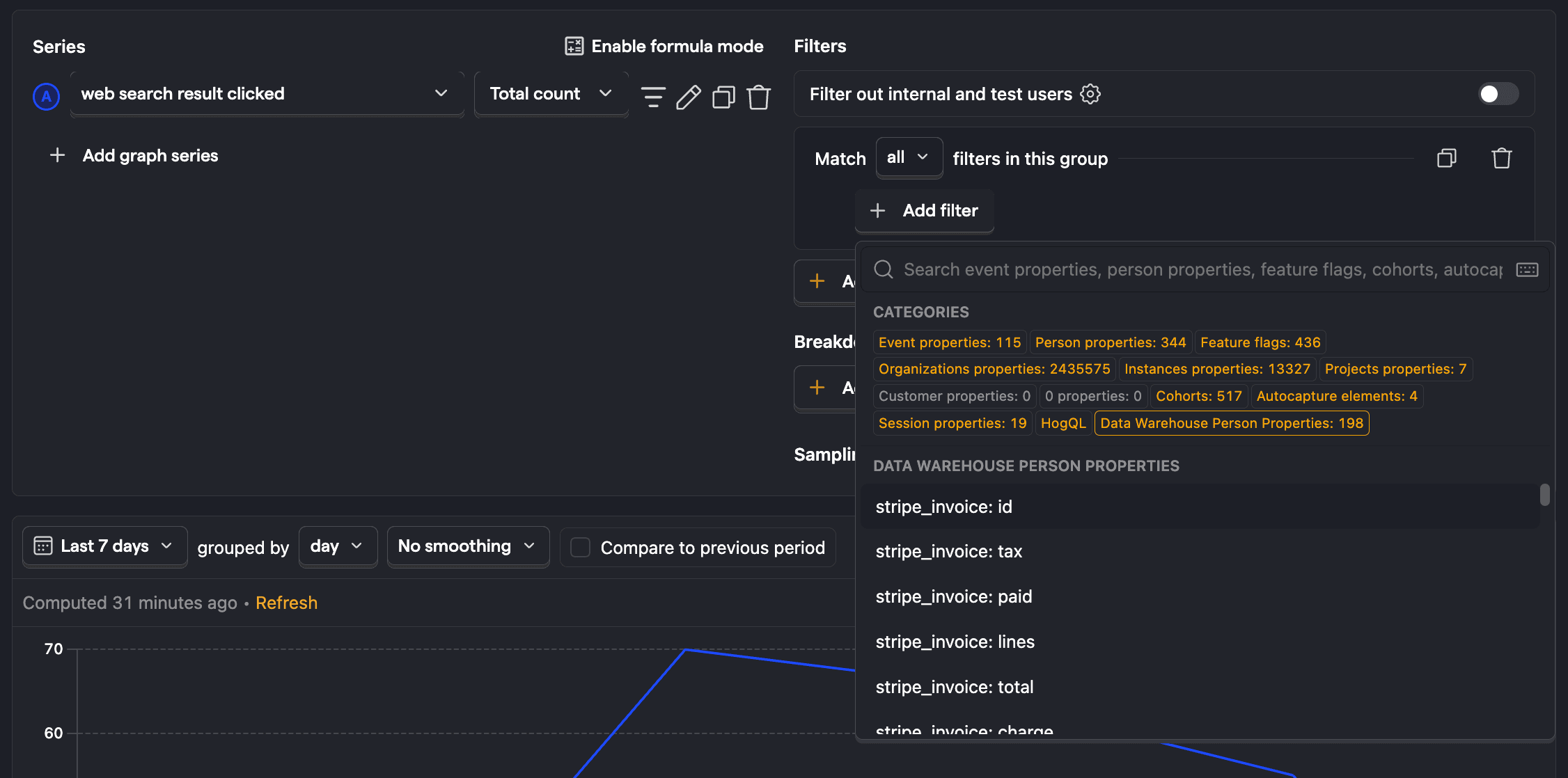 Filter on joined person properties