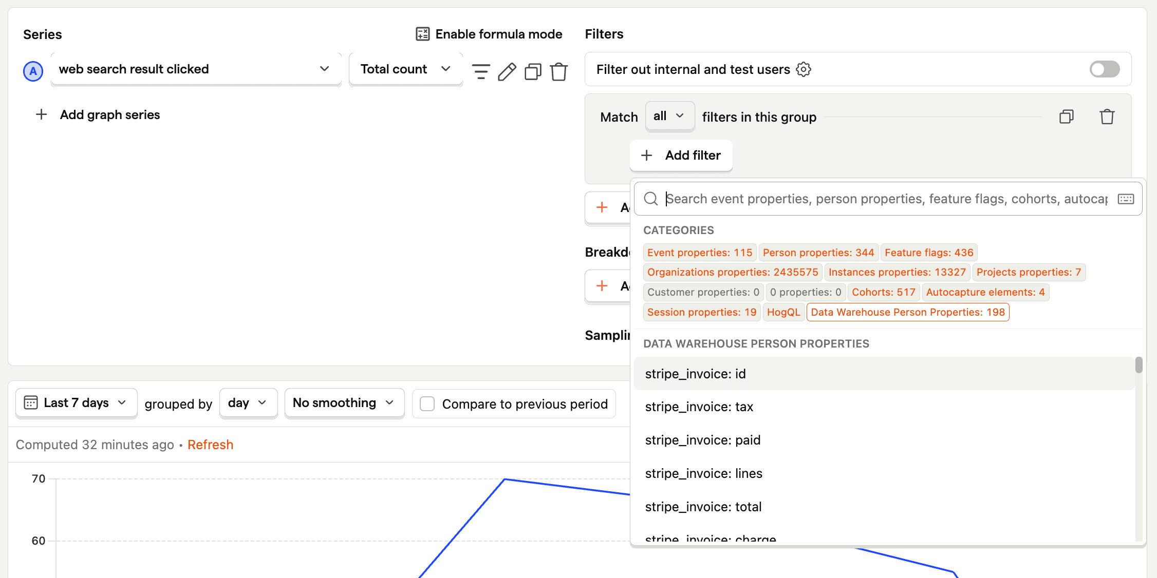 Filter on joined person properties