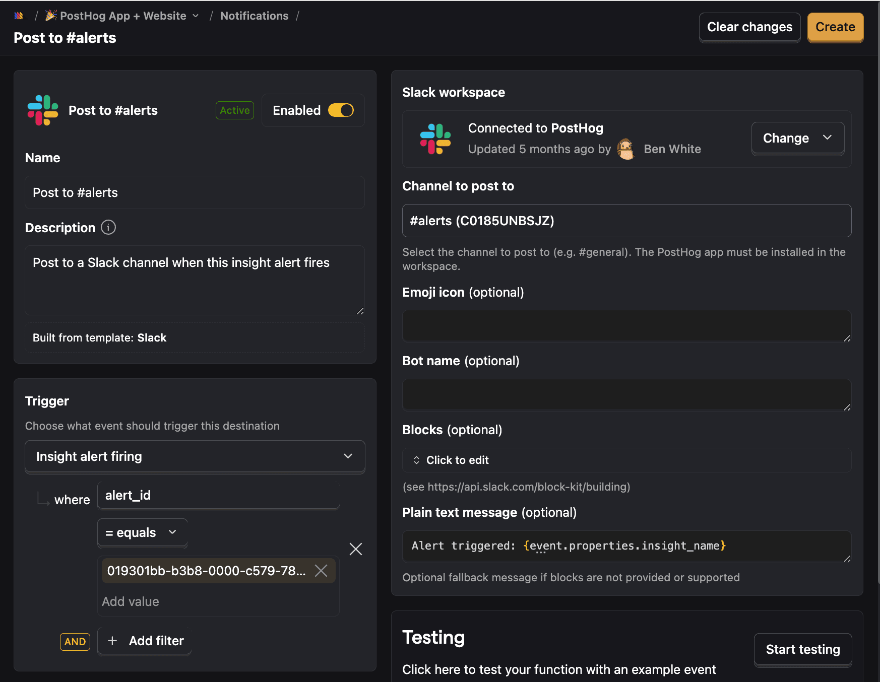 relative alert picker