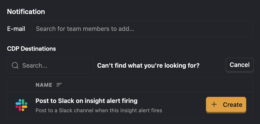 relative alert picker
