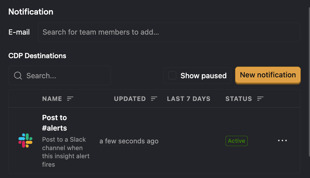 relative alert picker