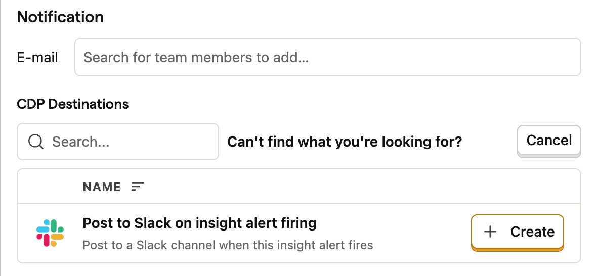 relative alert picker