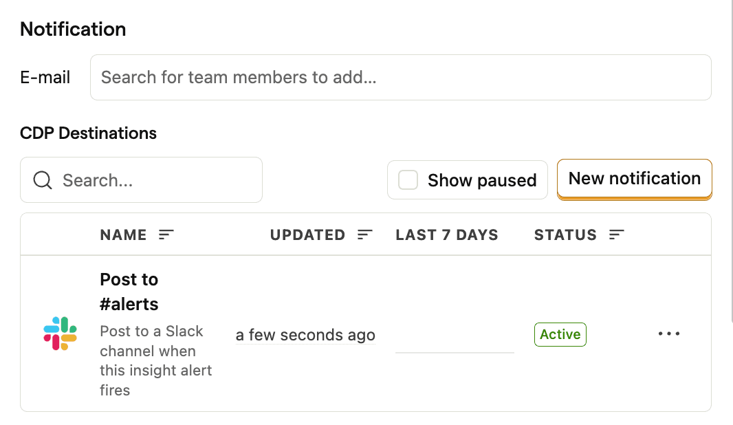 relative alert picker