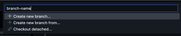 Branch name