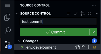 Commit message