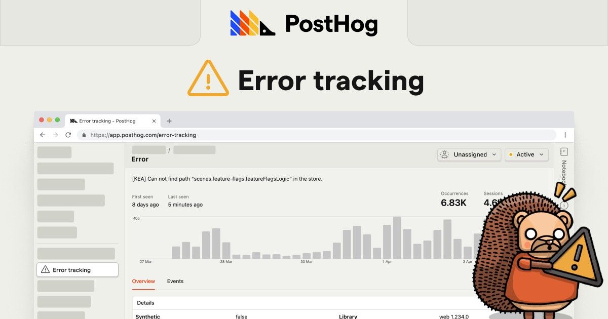 Error Tracking – Catch and fix issues faster with PostHog