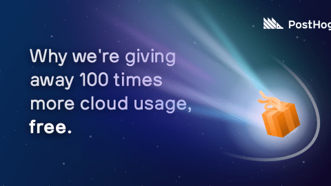 Why we're giving away 100 times more cloud usage, free