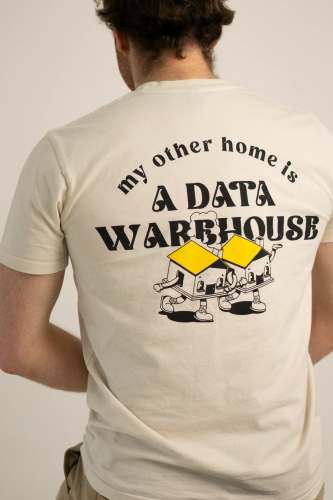 PostHog warehouse t-shirt