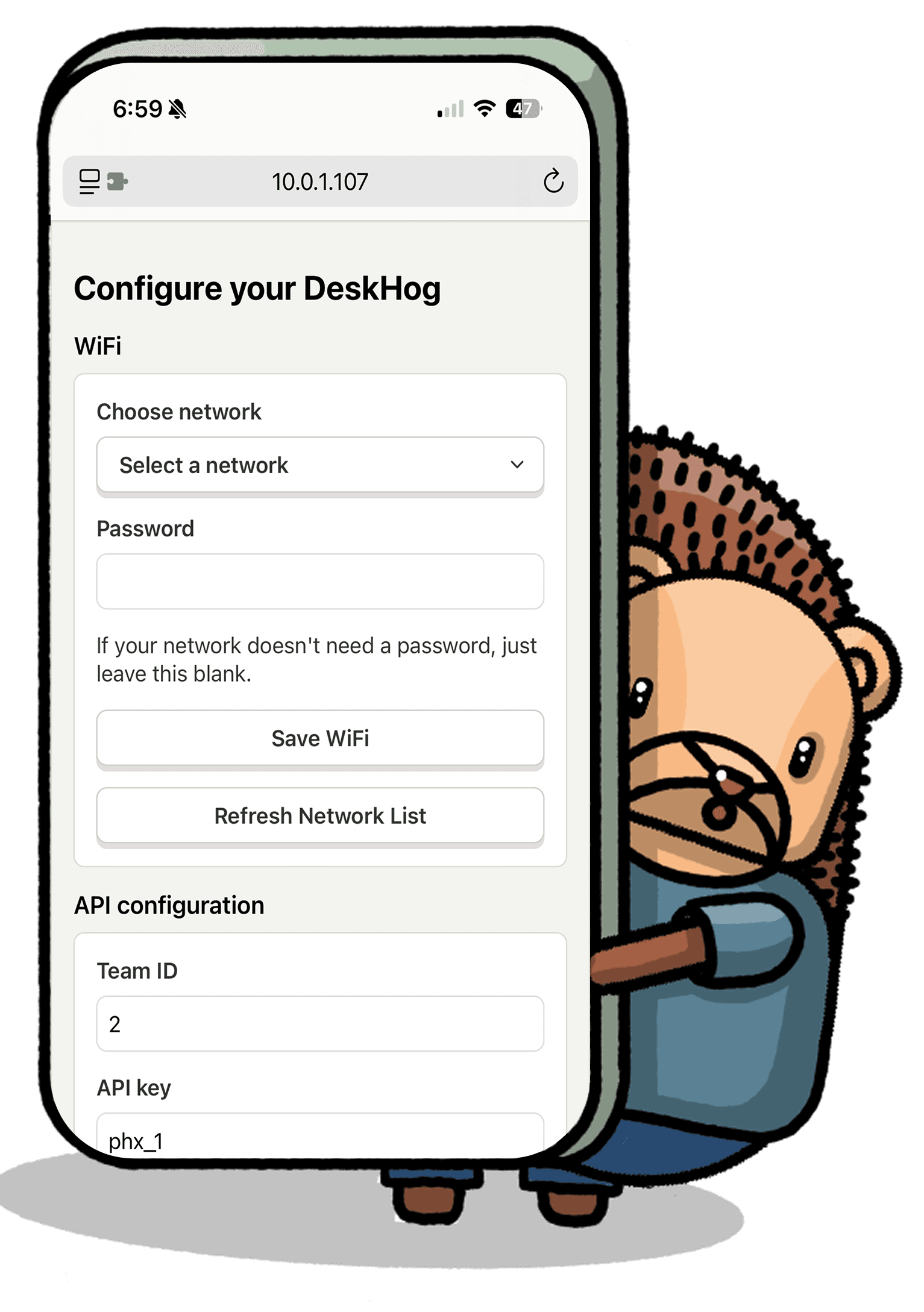 DeskHog is a beast