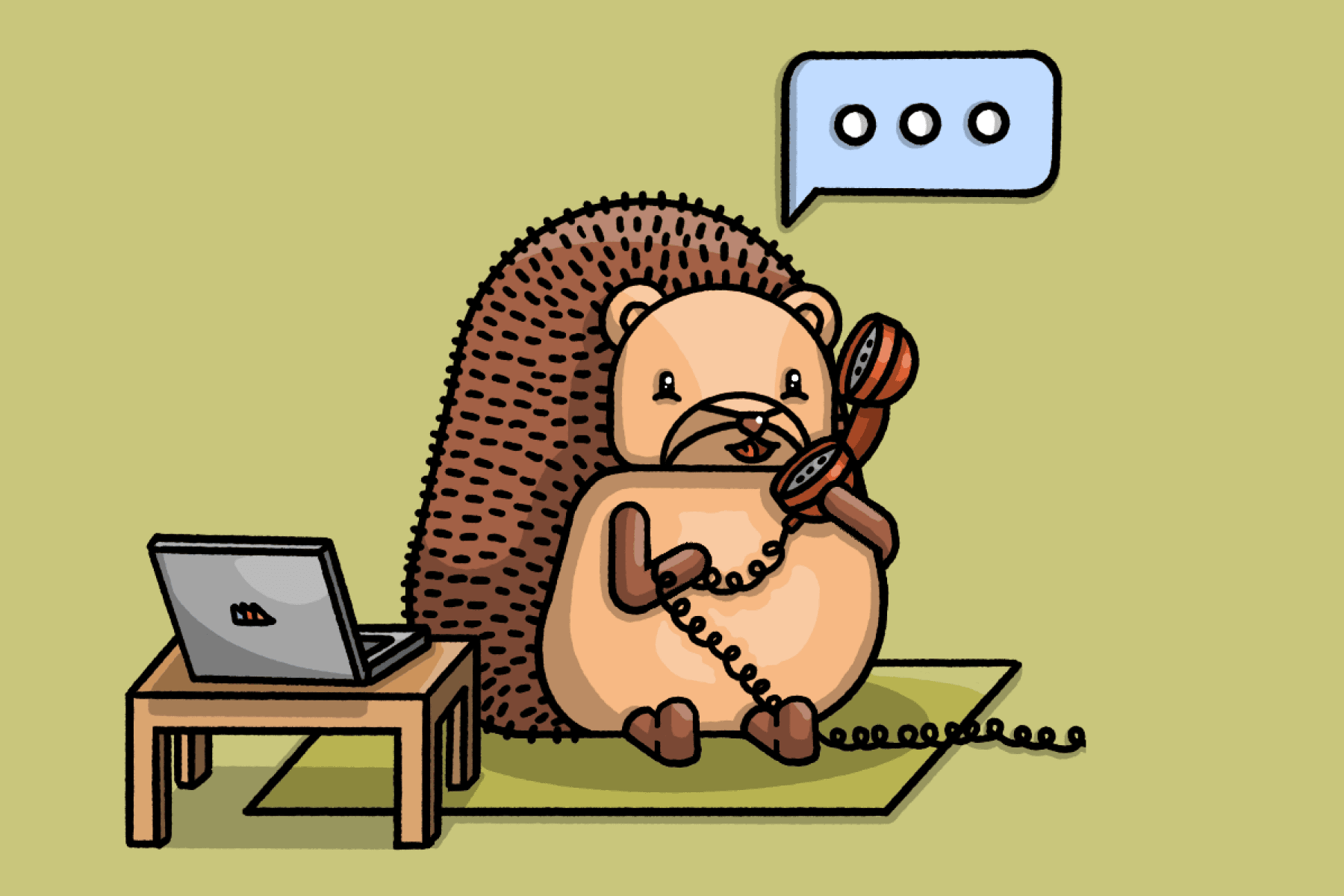 talking to user