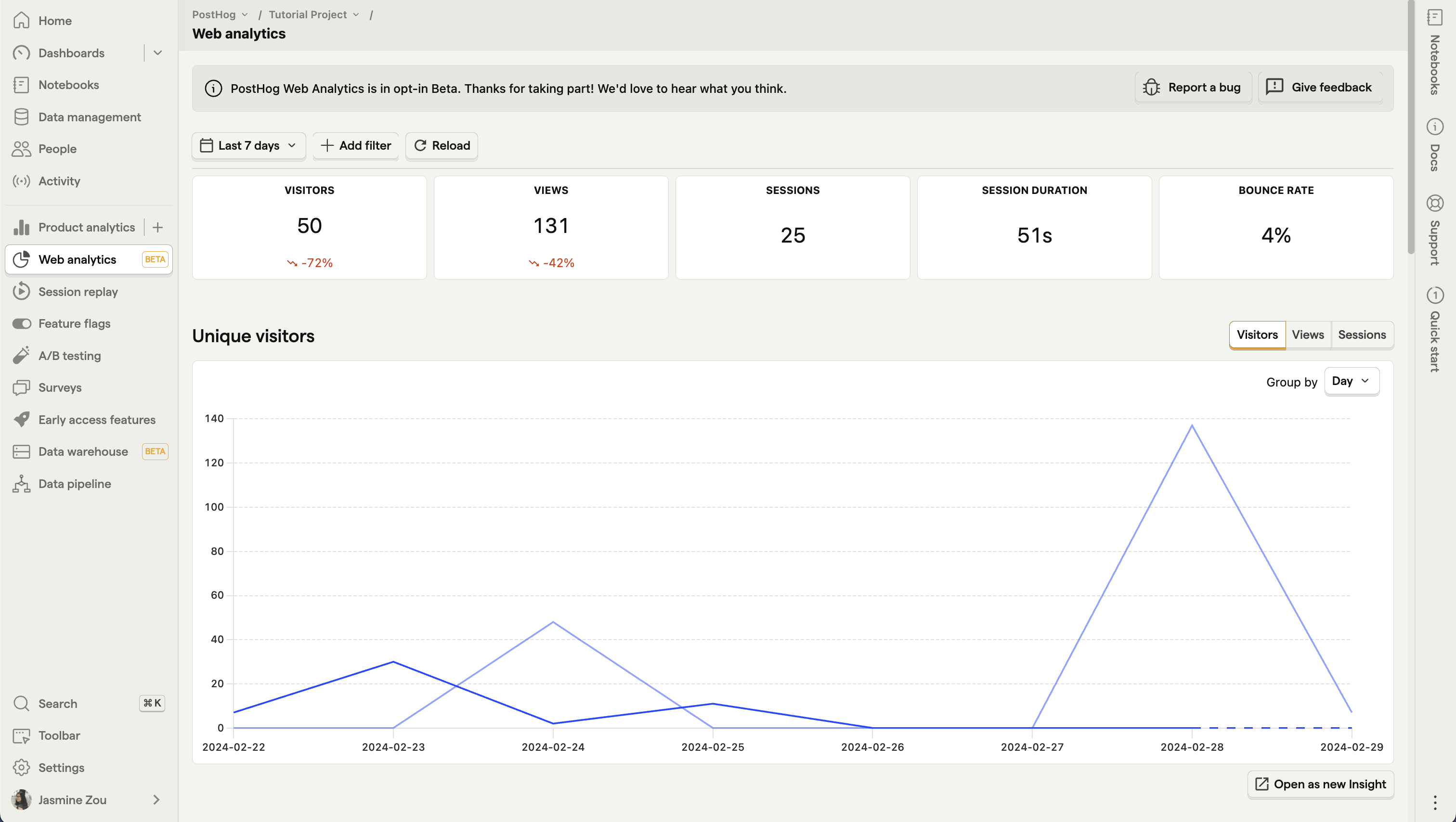 Web Analytics Docs PostHog Web Analytics Docs PostHog