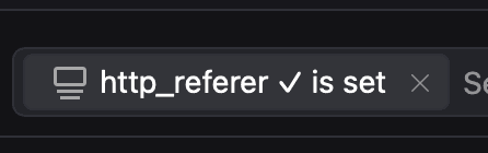 Search bar with property filter