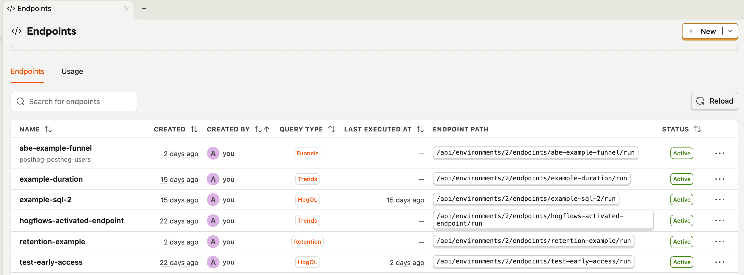 endpoints product page