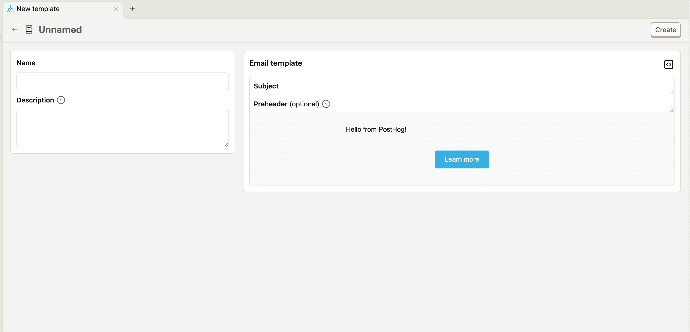 empty-email-template