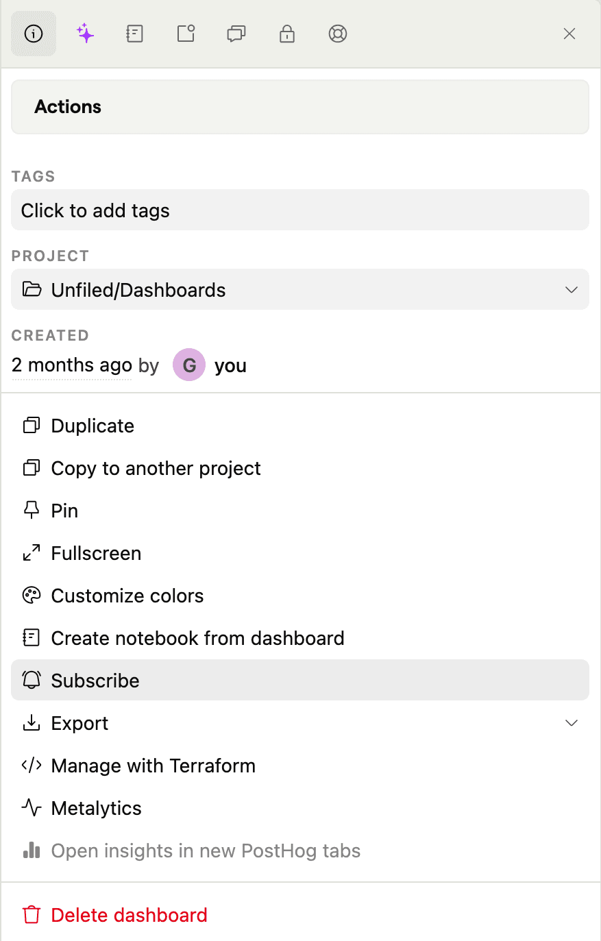 New Subscription Button
