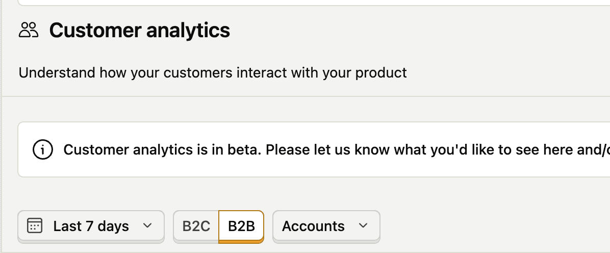 Customer Analytics B2B mode