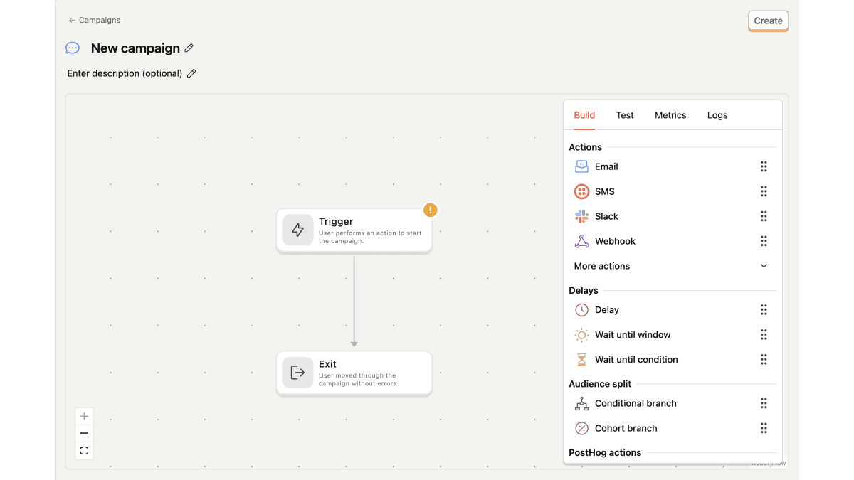 Creating a workflow for failed AI evaluations in PostHog