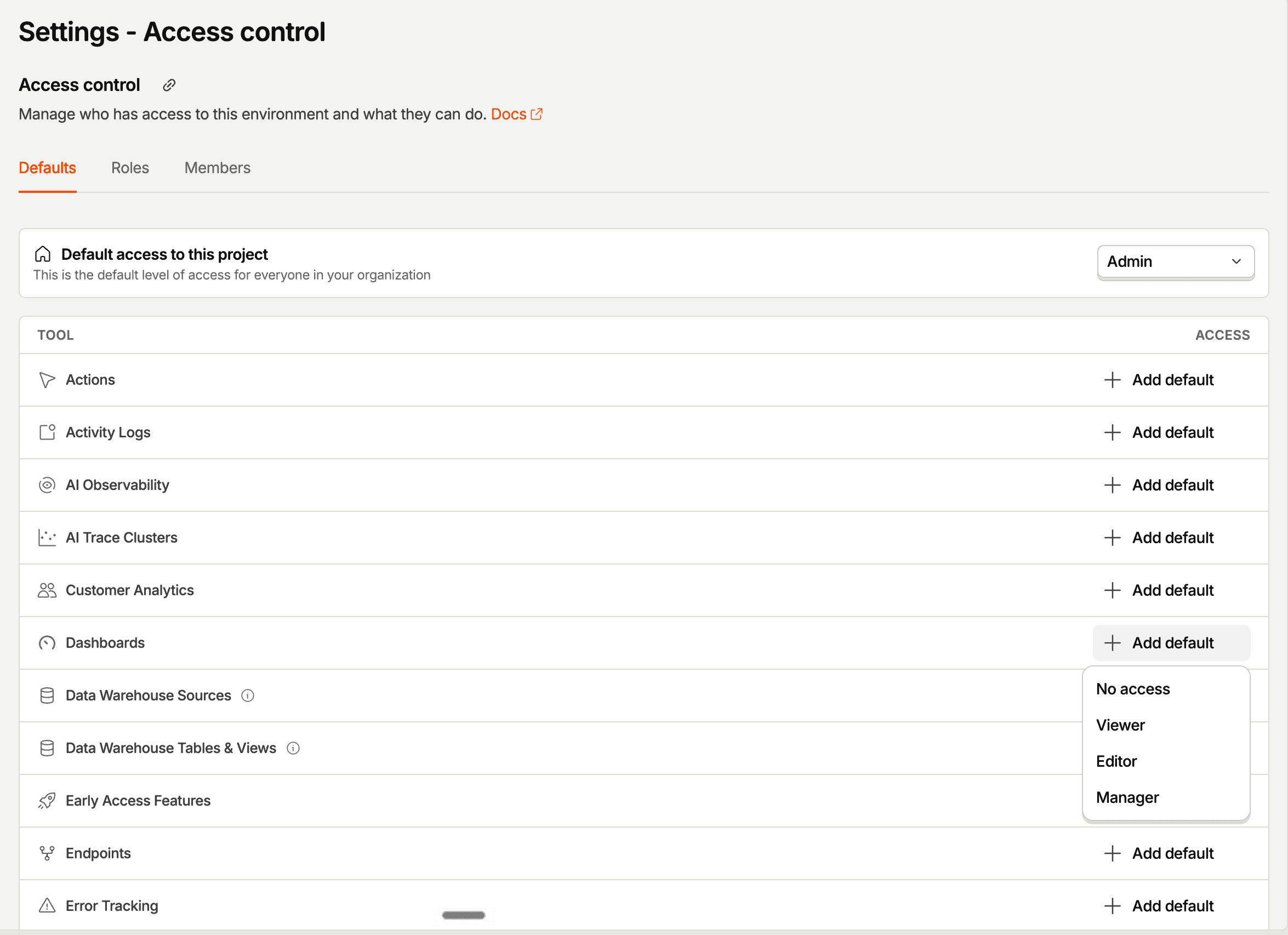 Resource access control