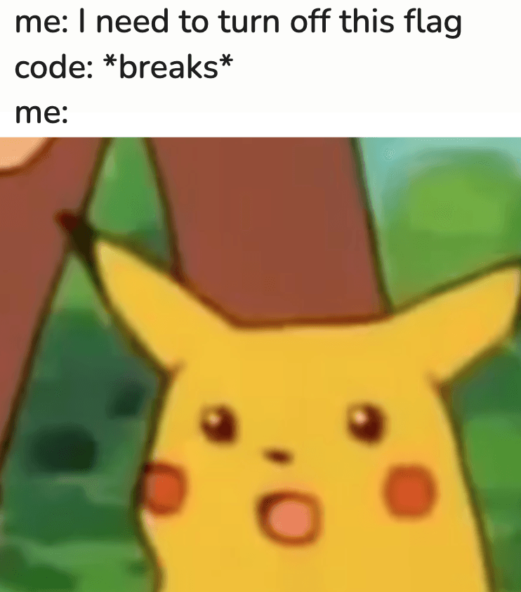 Shocked by feature flag