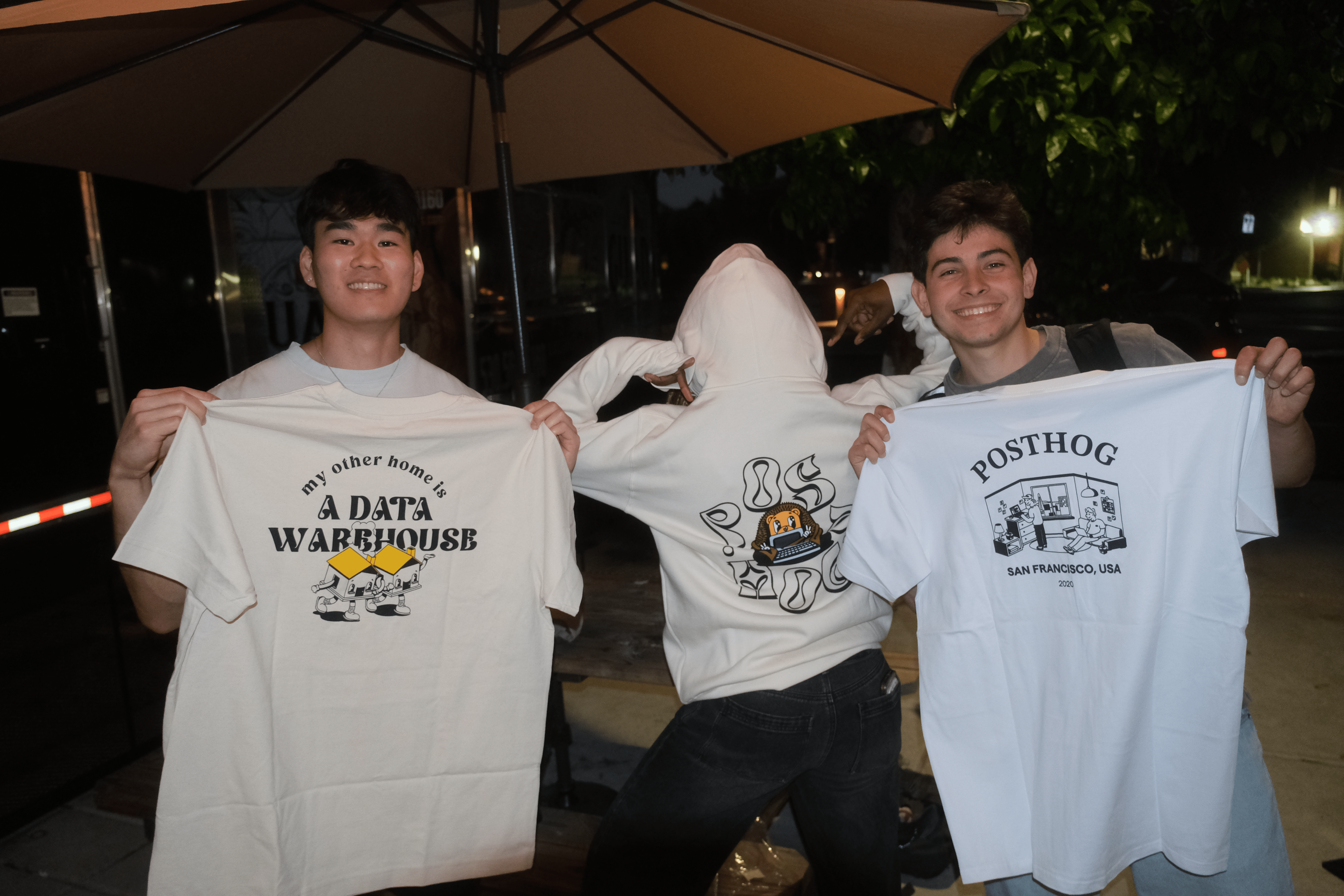 UC Davis students at a PostHog event