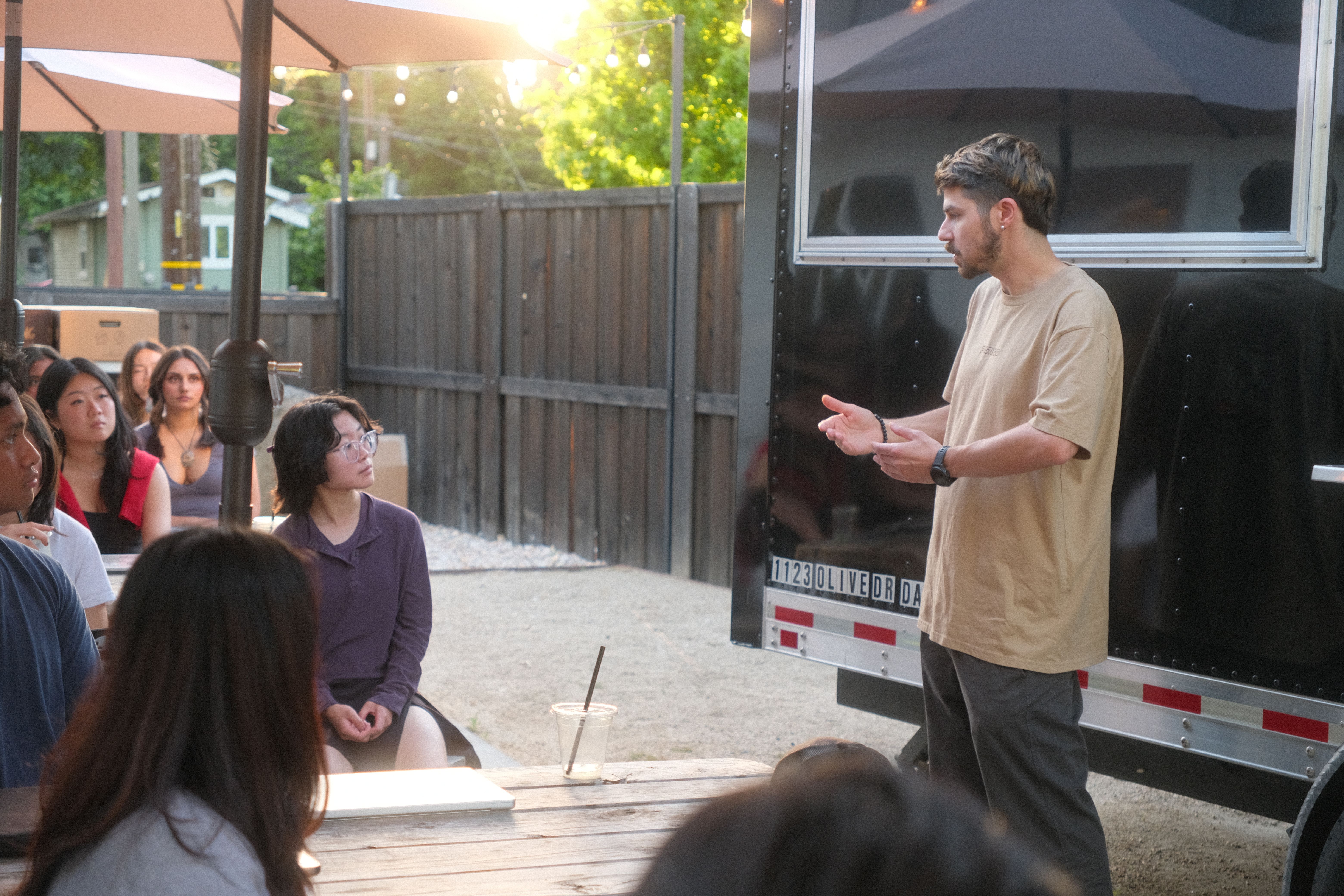 UC Davis students at a PostHog event