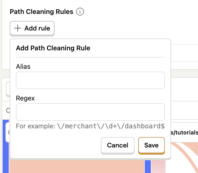 Create path cleaning dialogue