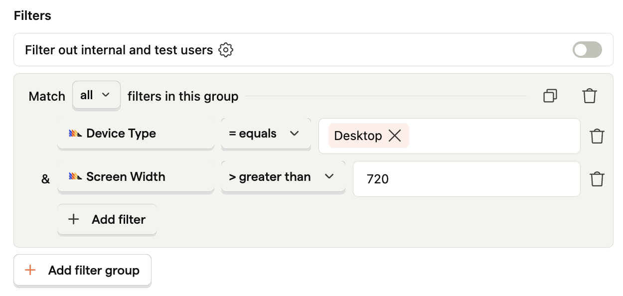 Example global filter