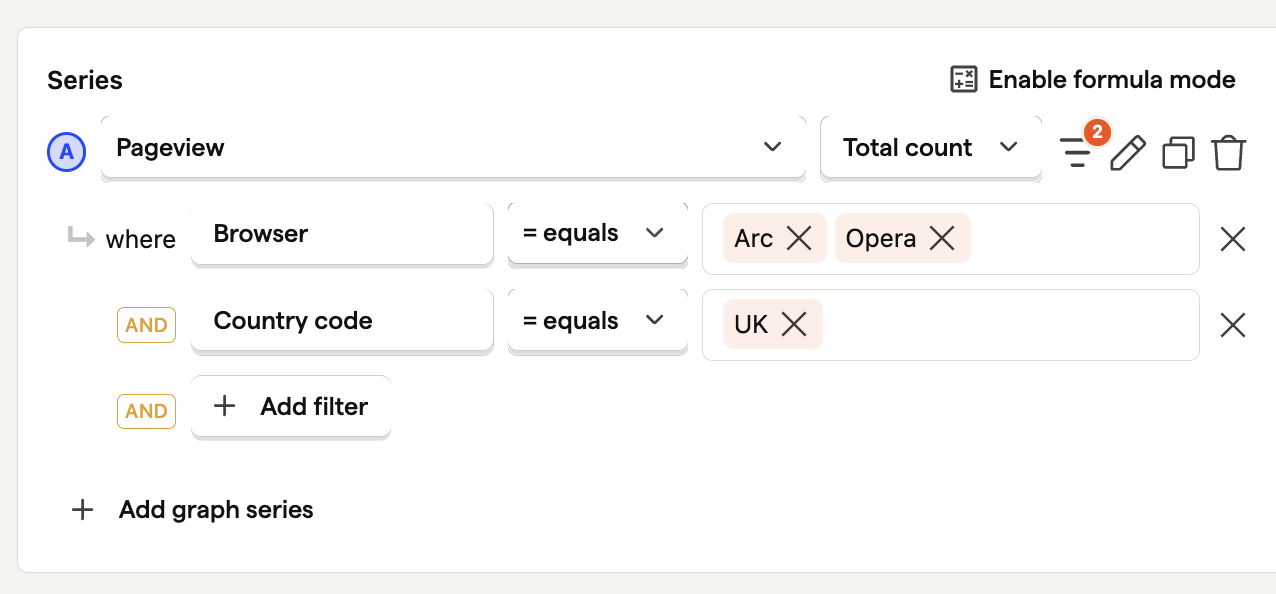 Example inline filter