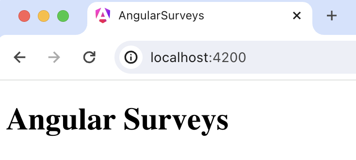 Basic Angular app