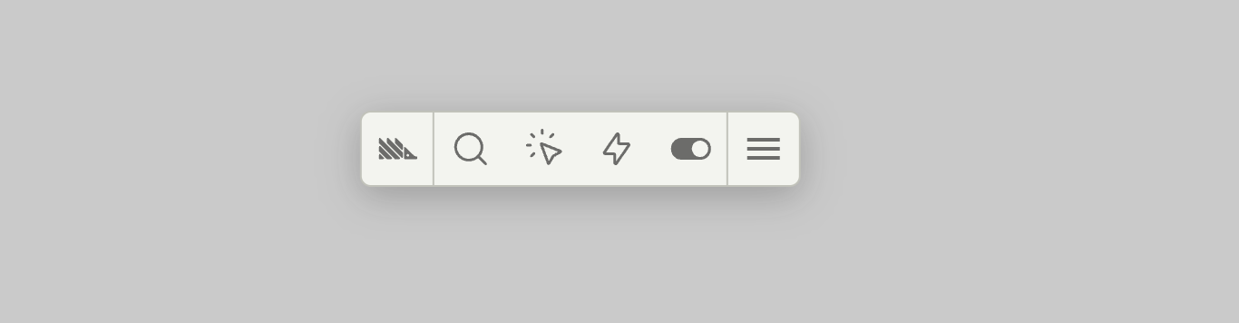 Toolbar in action