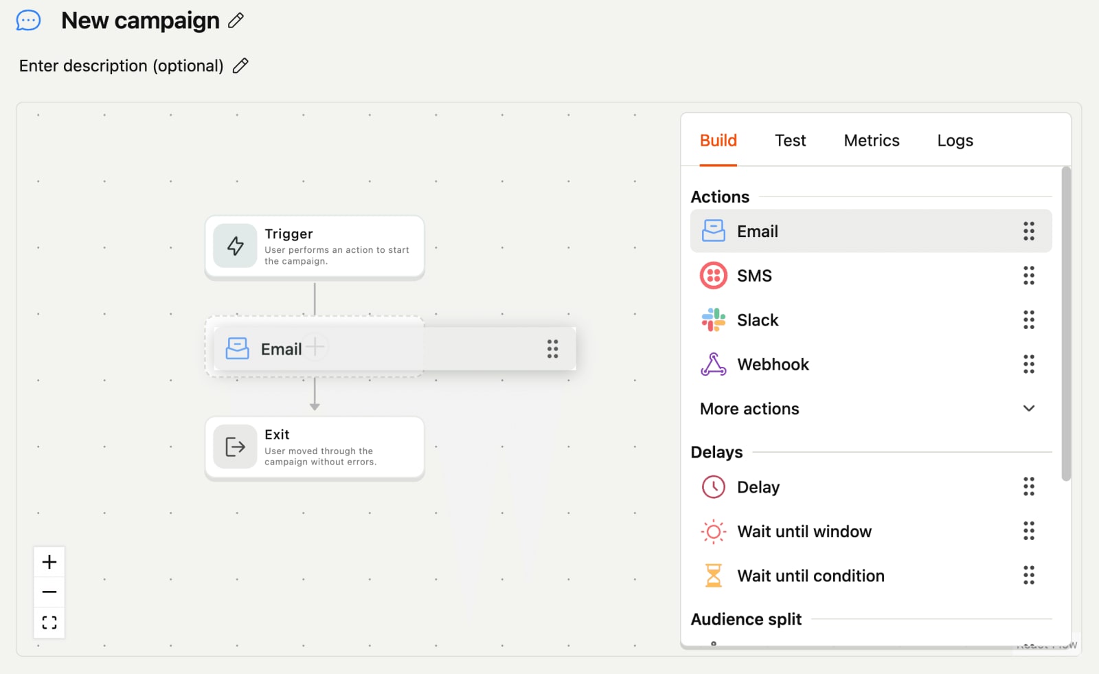 Dragging email dispatch