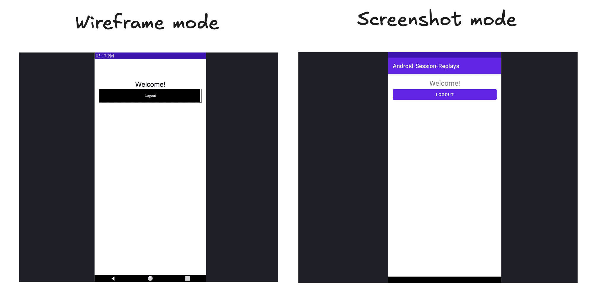 Screenshot vs Wireframe