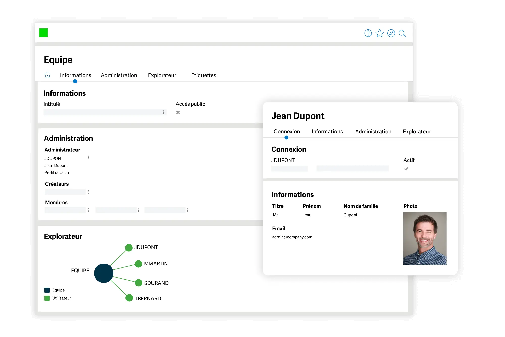 Interface Sage X3 de collaboration documentaire entre équipes de production