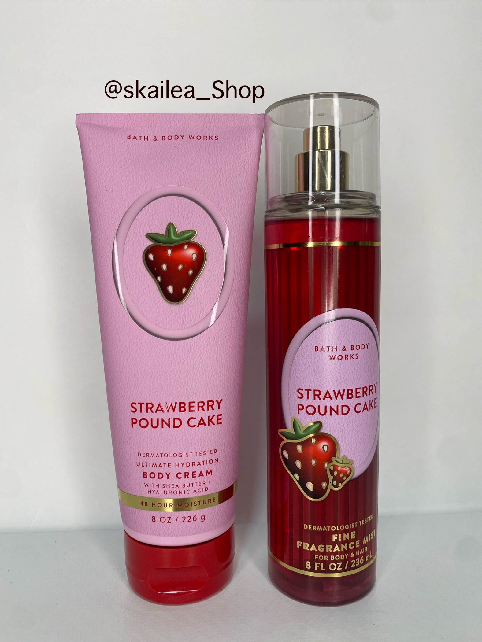 Strawberry pound cake SET de 2